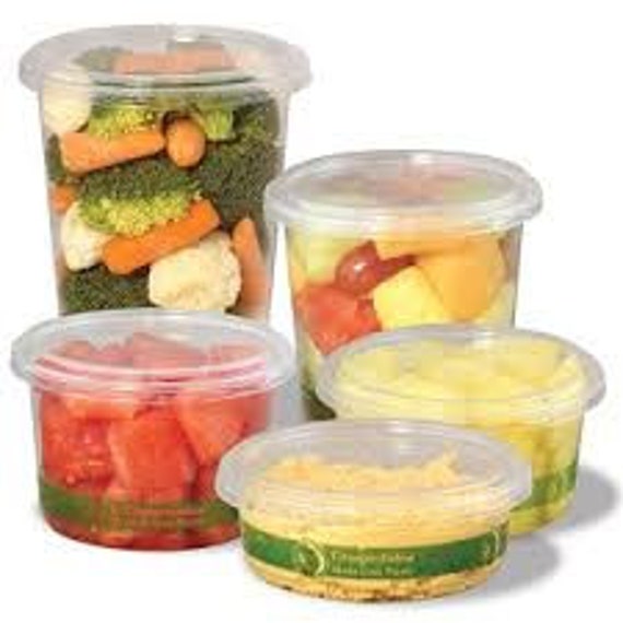 4oz Plastic Containers With Lids 