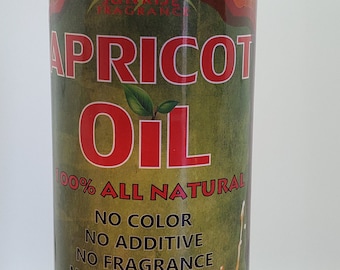 All Natural Apricot Carrier Oil - Skin and Hair Care