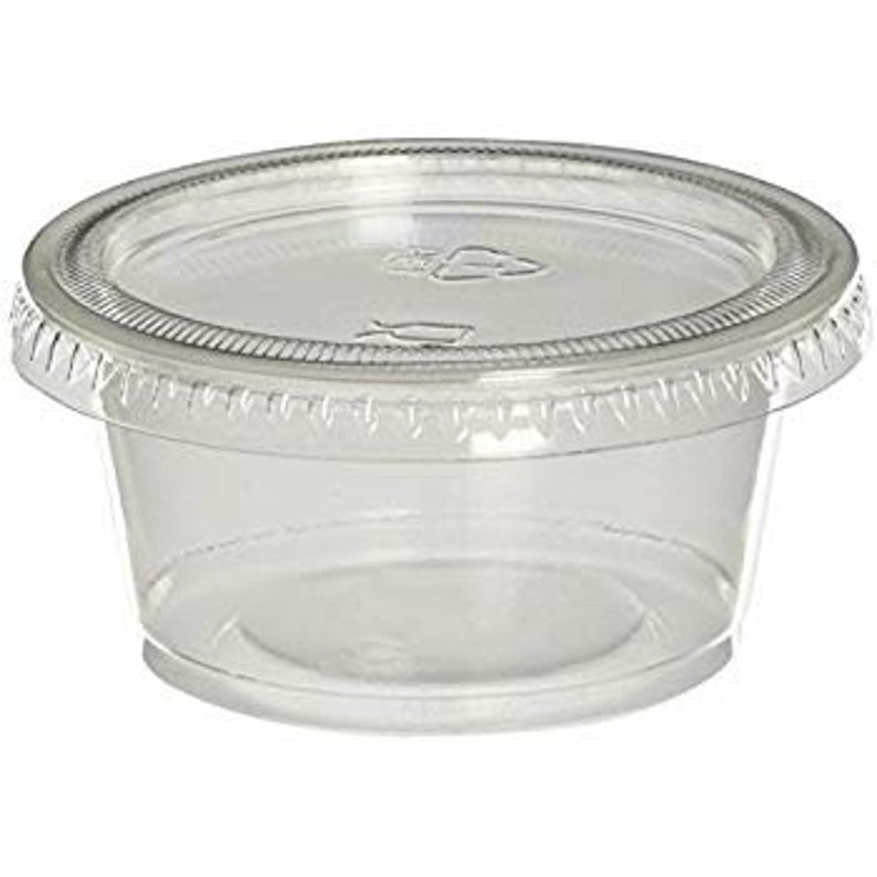 2oz Plastic Containers with Lids 100pcs Qty 50 Containers image 3