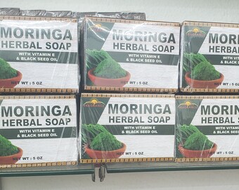 Moringa  Herbal Soap with Black Seed Oil