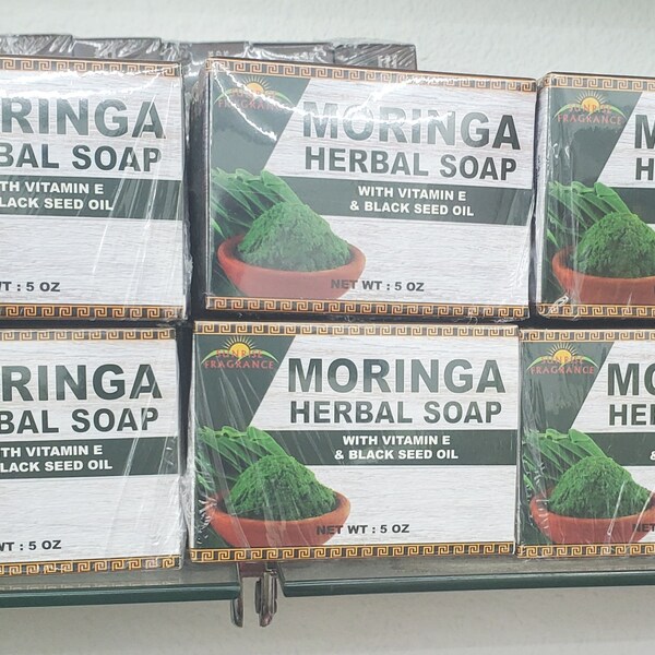 Moringa  Herbal Soap with Black Seed Oil