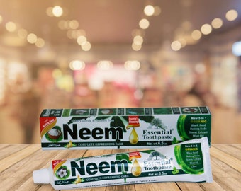 Neem Vegetable Base -Toothpaste (6.5 oz) - Fluoride Free - Oral Hygiene