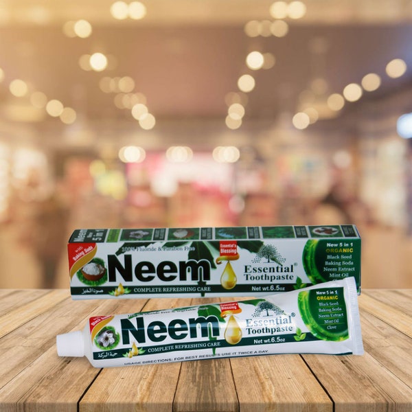 Neem Vegetable Base -Toothpaste (6.5 oz) - Fluoride Free - Oral Hygiene