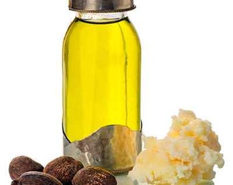 Pure Shea Nut Carrier Oil - Skin and Hair Care Oil - 8oz Bottle