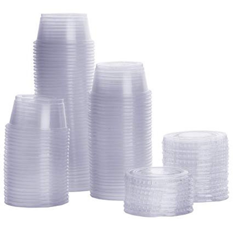 2oz Plastic Containers with Lids 100pcs Qty 50 Containers image 4