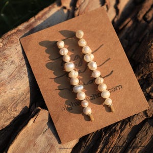 Süßwasser Perlen Perlen Bobby Pins (* mit Unvollkommenheiten!)