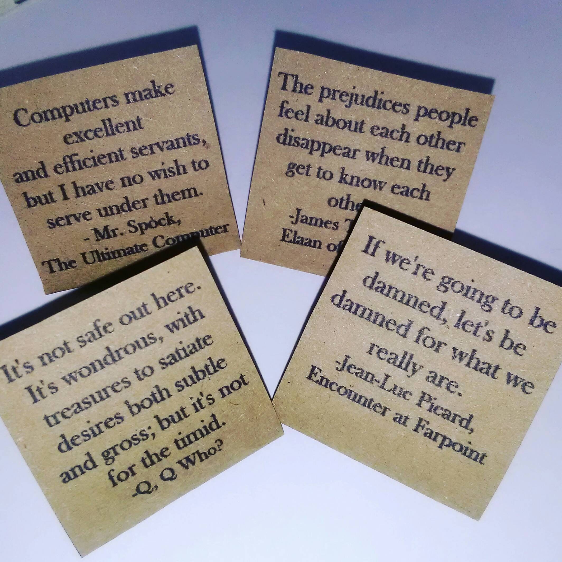 Star Trek Quotes Tea Set Etsy