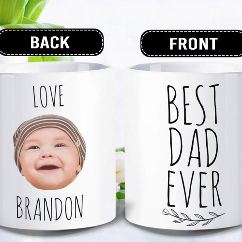 1st Father's Day Mug New Dad Gift Personalized With Etsy