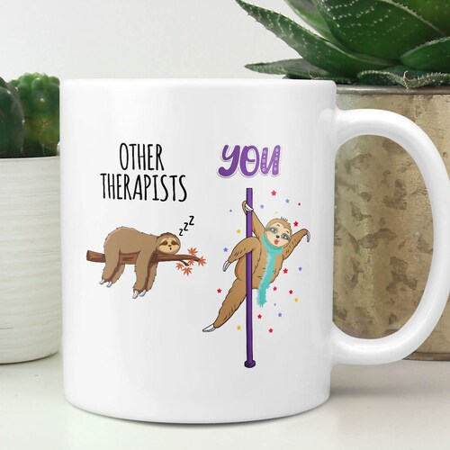 Therapist Gift Therapist Mug Funny Therapist Gifts Etsy