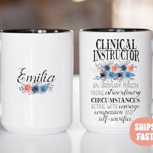 Clinical Instructor Gift, Clinical Instructor Mug, Personalized Mug, Nurse Definition, Nursing Instructor, Appreciation Gift - NUR010
