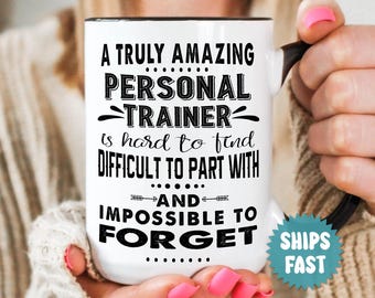 Personal Trainer Gifts, Personal Trainer Mug, Gifts for Personal Trainers, Thank You Gift, Custom Appreciation Mug - PRO002