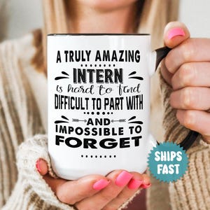 Intern gift, Medical Intern Gift, Student Intern Gift, Custom Appreciation Gift, Farewell Mug, Intern Leaving Gift, Intern Mug - PRO002