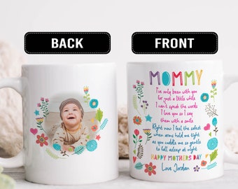 Happy First Mother's Day Custom Mom Mug from Baby, Mothers Day Gift fo –  Myfihu