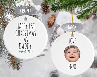 first christmas as daddy ornament