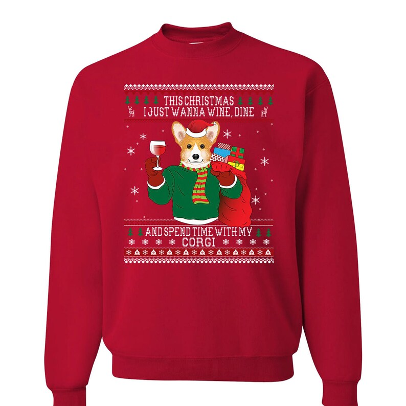 Corgi gift, Pembroke welsh corgi, Ugly Christmas Sweater, Corgi, Welsh Corgi, Corgi art, Corgi Lover, Corgi dog, Corgi lover gift image 9