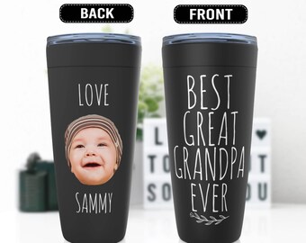 Great Grandpa Gift, Gifts For Grandparents, Personalized Viking Tumbler Cups, Gift For Dad, Great Birthday Gifts For Grandpa - Fam006