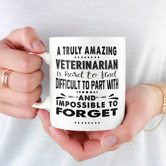Veterinarian Thank You Mug Gift for a Vet PRO002 Etsy