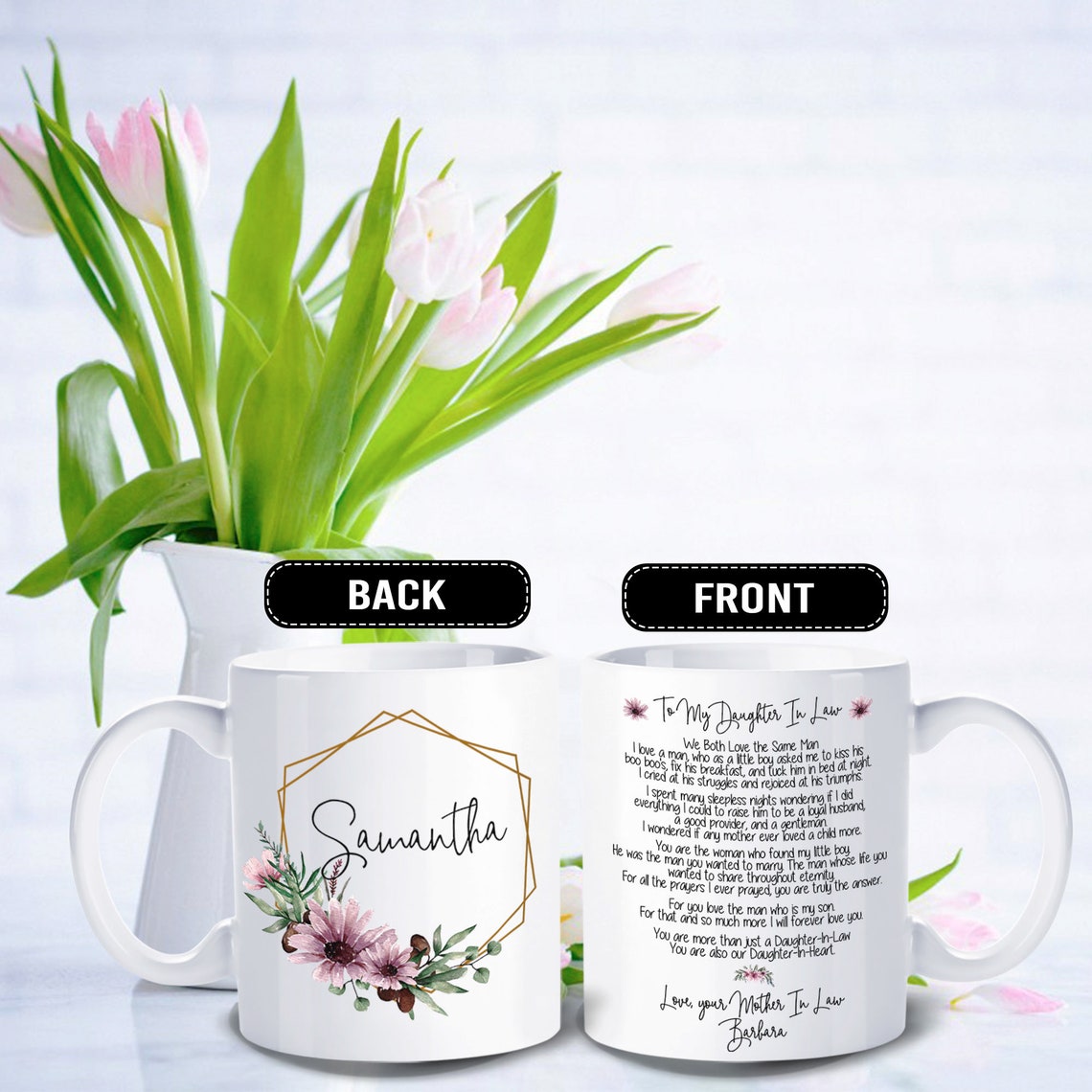 Daughter-in-law Gift Mug Daughter in Law Birthday Gift From - Etsy