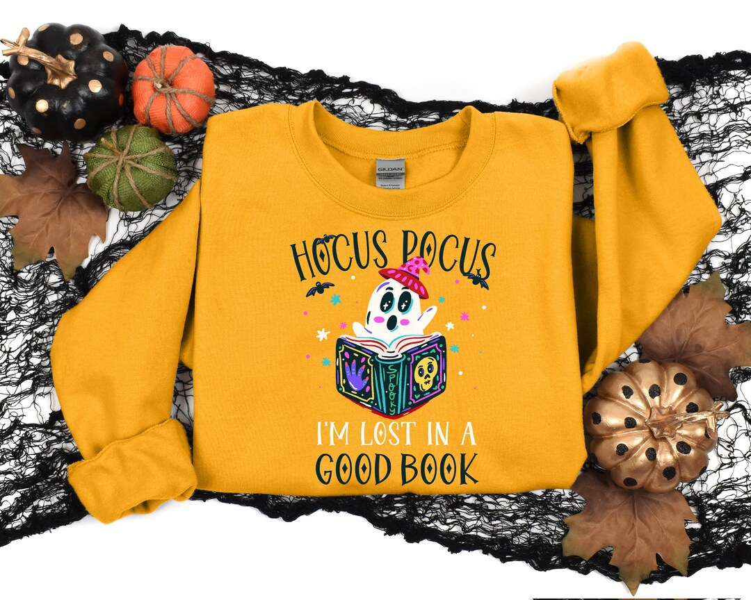Hocus Pocus Sweatshirt, Hocus Pocus Shirt, Halloween Book Sweatshirt, Book Lover Shirt, Hocus