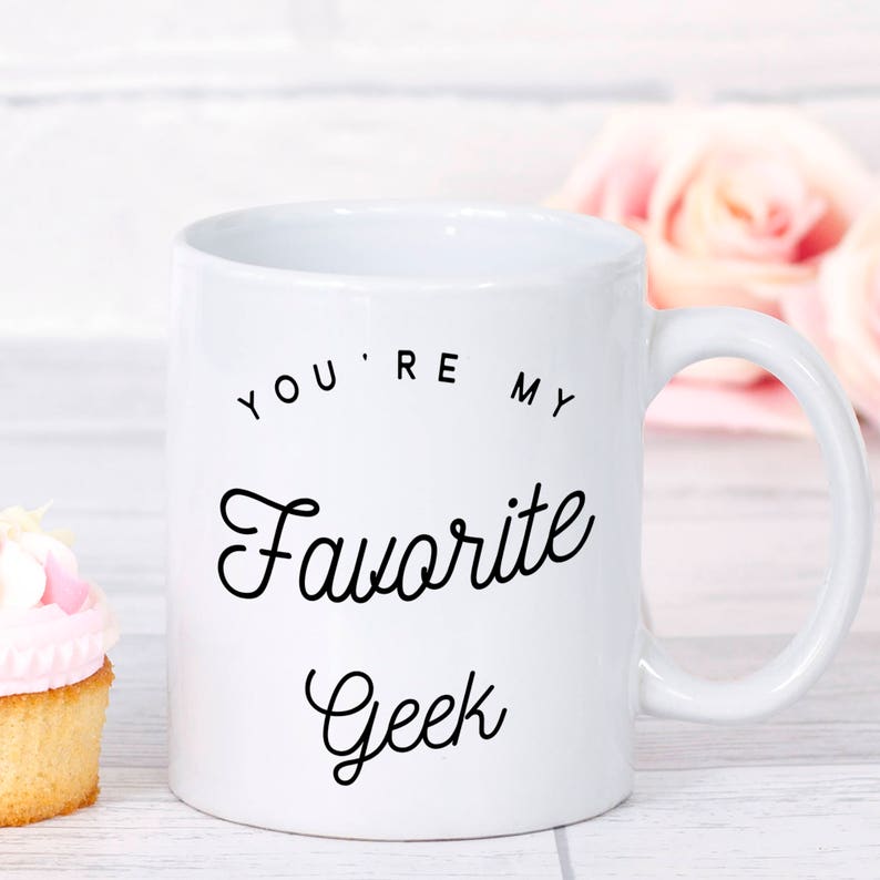 Geek and Nerd wedding mug set gift Nerd gifts for him Etsy