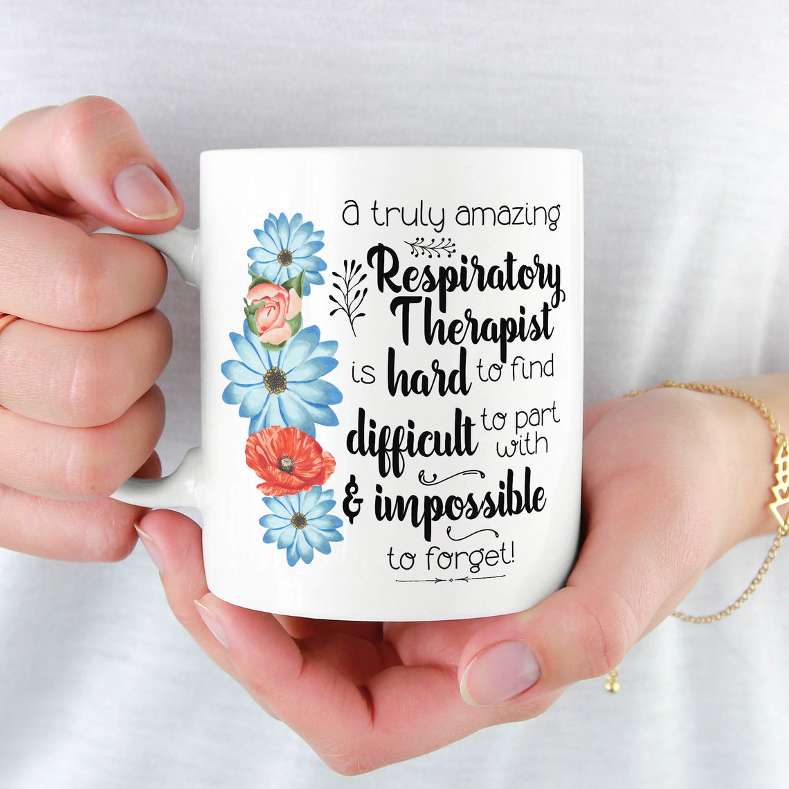 Respiratory Therapist Thank You Gift Appreciation Mug Etsy