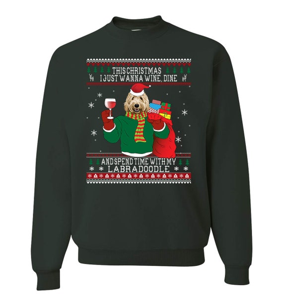 Labradoodle clearance christmas sweater