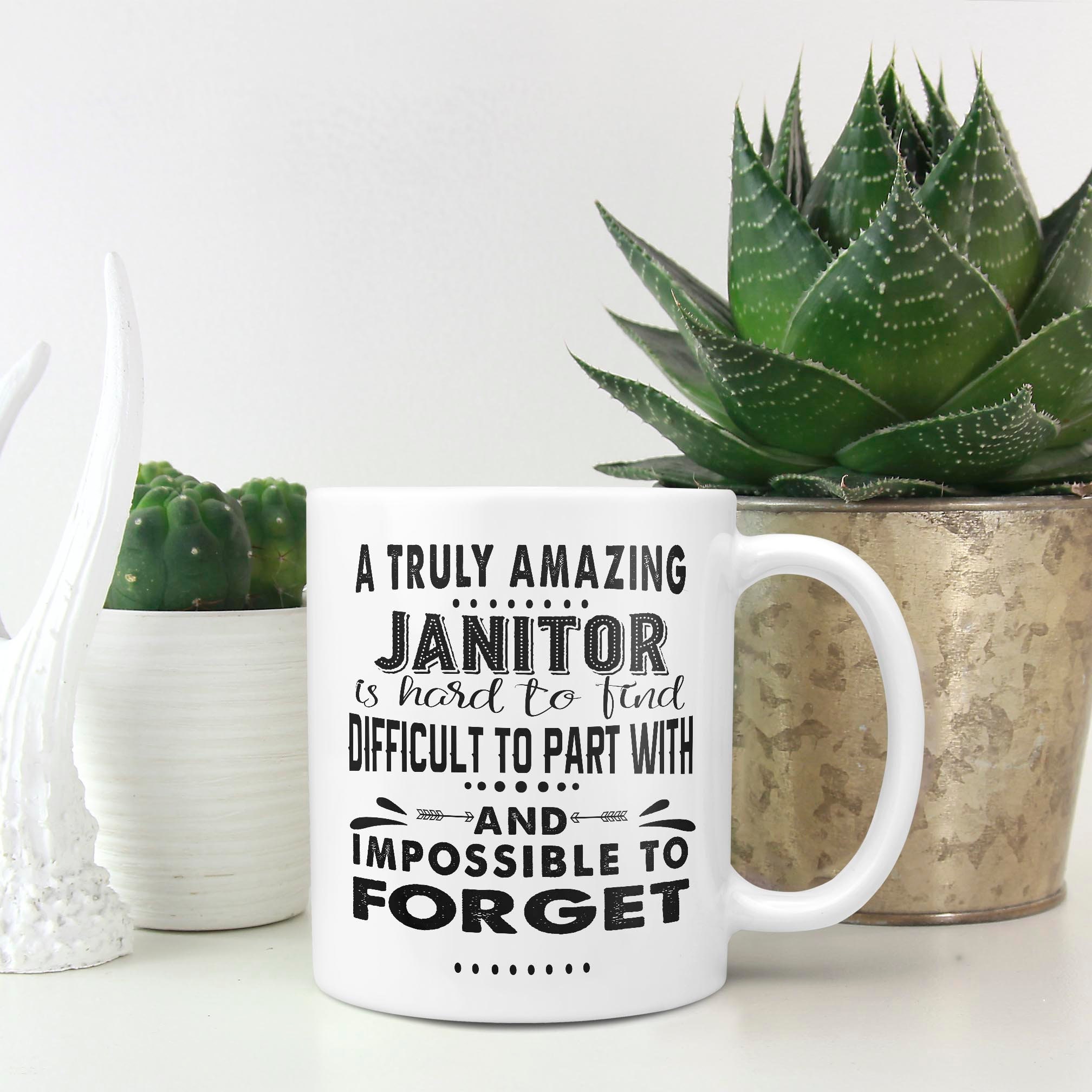 Janitor Gift Janitor Mug School Janitor Appreciation Gift Etsy