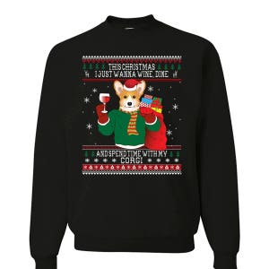 Corgi gift, Pembroke welsh corgi, Ugly Christmas Sweater, Corgi, Welsh Corgi, Corgi art, Corgi Lover, Corgi dog, Corgi lover gift image 7