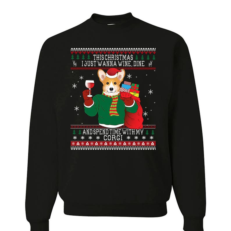 Corgi gift, Pembroke welsh corgi, Ugly Christmas Sweater, Corgi, Welsh Corgi, Corgi art, Corgi Lover, Corgi dog, Corgi lover gift image 7