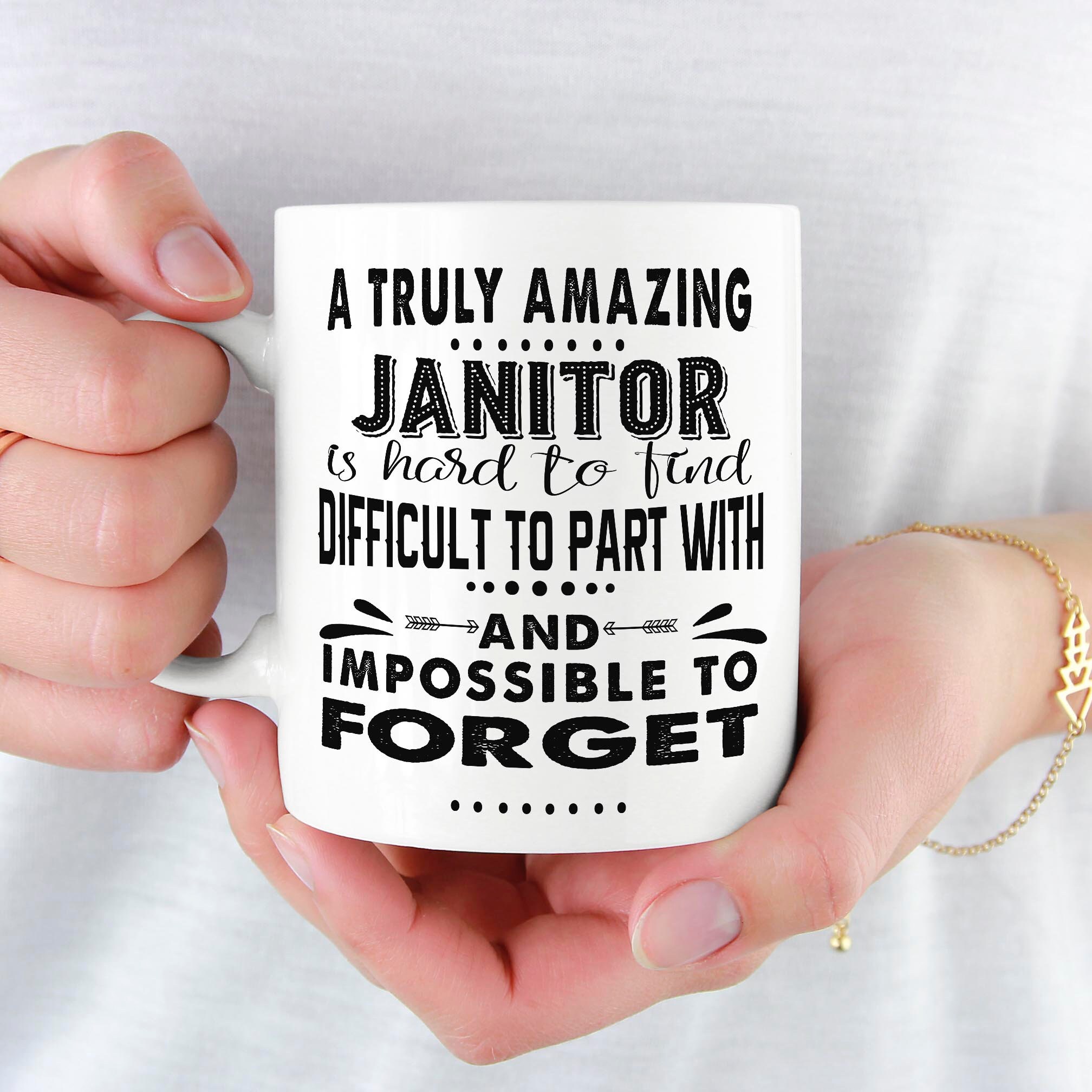 Janitor Gift Janitor Mug School Janitor Appreciation Gift Etsy
