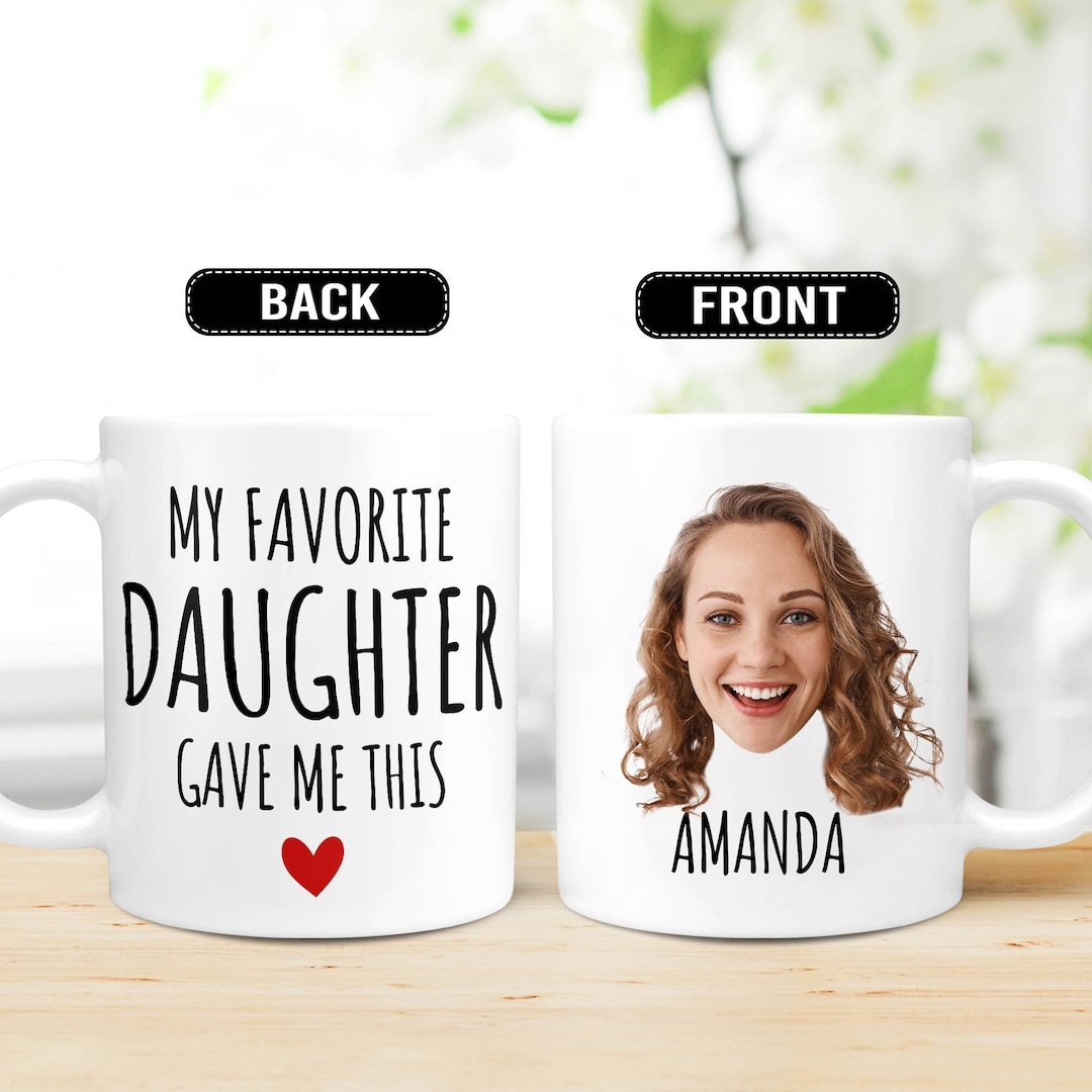 Custom Mug - Personalized Birthday Gifts For Mom, Daughter - Heart Full Of You