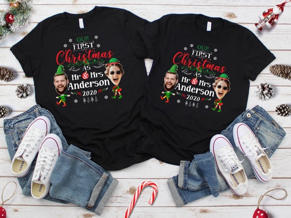 first christmas as a mrs t shirt