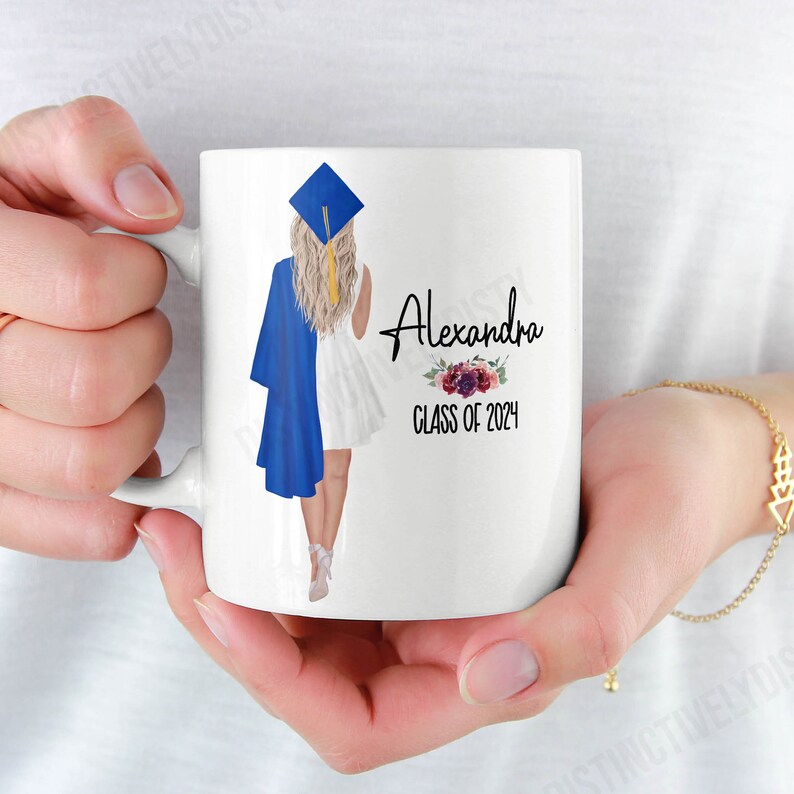 Personalized PHD Graduation Mug Gifts, Class of 2024, Senior 2024, High School Graduation, College Graduation GRA008 image 7