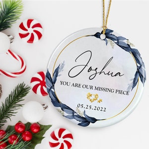 Custom Blended Family Ornament, First Christmas Adopted, Adoption Gifts, Adoption Day Ornament, Christmas Ornament - CHO037