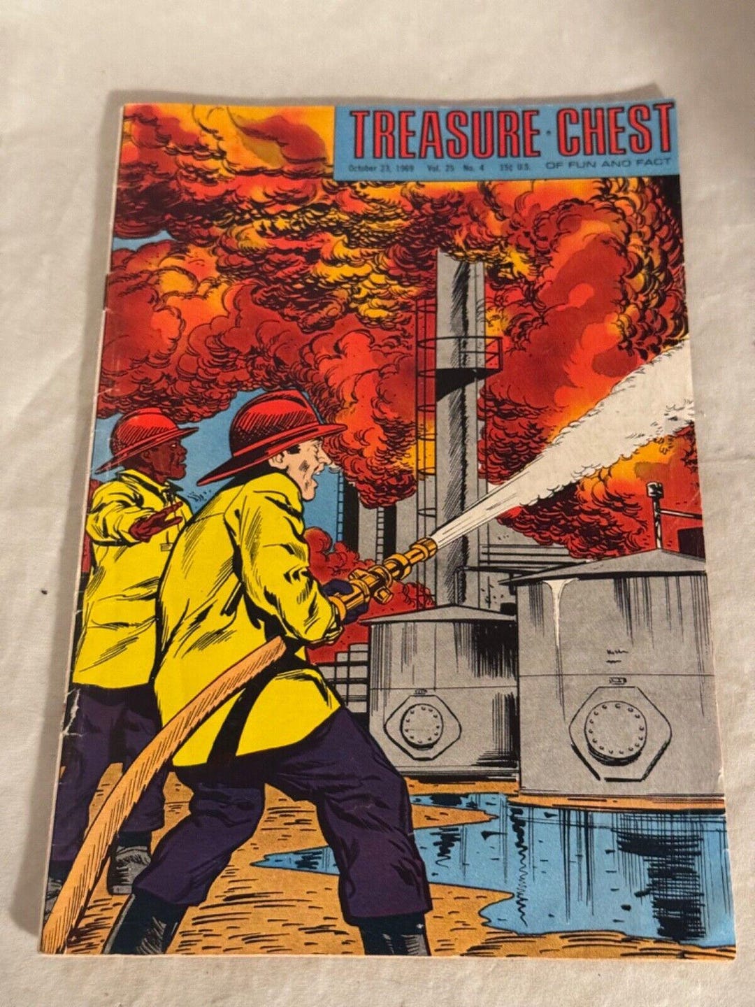 October 1969 Treasure Chest OF Fun and Fact Comic Vol. 25 No. 4 - Etsy