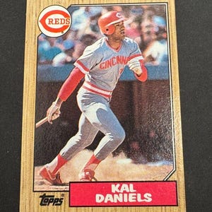 1987 Cal Daniels Cincinnati Reds Topps Baseball #466 Trading Card