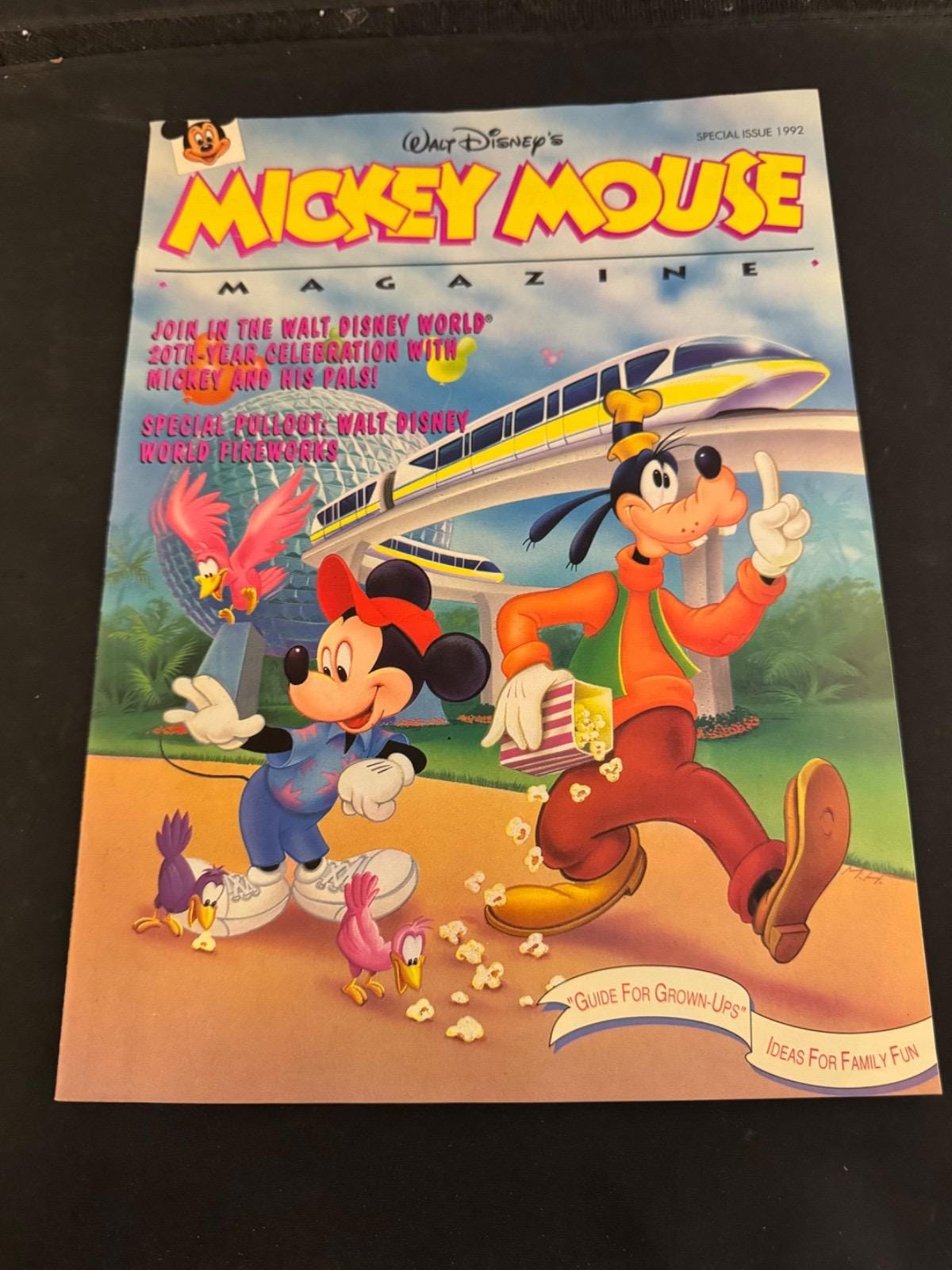 1992 Walt Disney's Mickey Mouse Magazine Special Disney World 20th