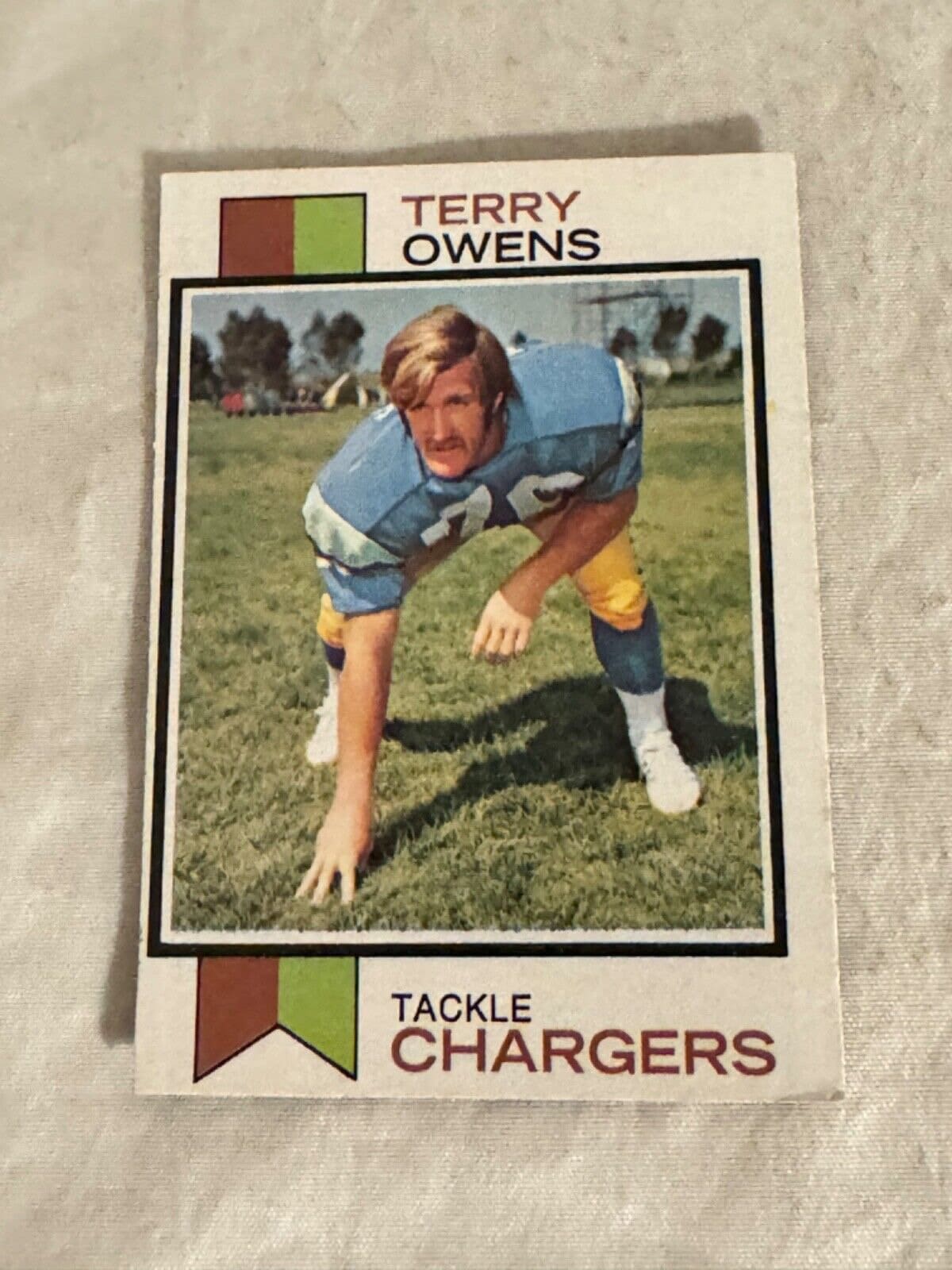 TOPPS NFLカード STRATA MELVIN GORDON SAN DIEGO CHARGERS 23/25 #SA-MG 送料無料 中古 IT1 1973 Topps Terry Owens San Diego Chargers NFL Football #284