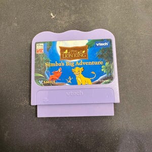 2005 Vtech V.smile Disney The Lion King Simba&#39;s Big Adventure Game Cartridge