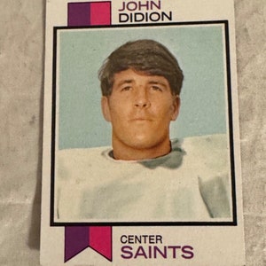 1973 Topps John Didion New Orleans Saints NFL Football #192 Trading Card