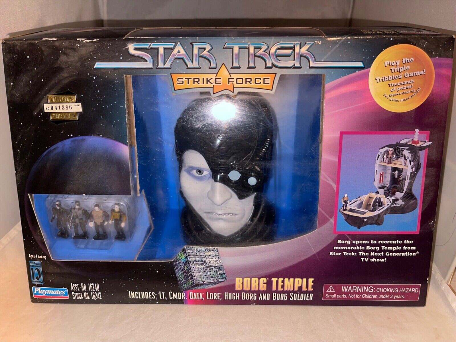 Hamilton Gifts Star Trek The Next Generation PVC Figurines 1992 Lot of 4