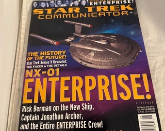 2001 NX-01 Enterprise Star Trek Communicator Club Magazine