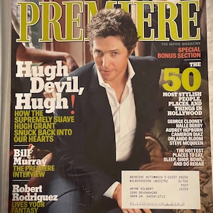 October 2003 Premiere Movie Magazine Hugh Grant Cover