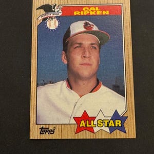 1987 Topps Cal Ripken All Star Baseball #609 Trading Card