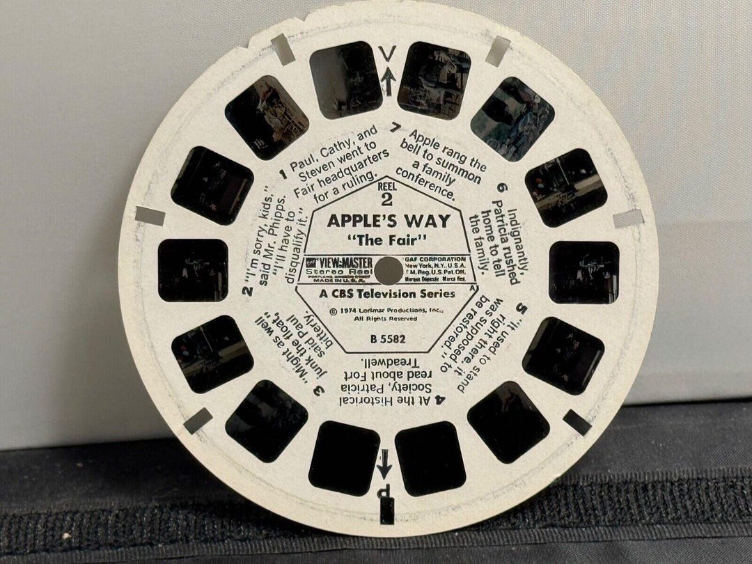 1974 CBS Television Apple's Way the Fair Viewmaster Reel 2 B5582 - Etsy