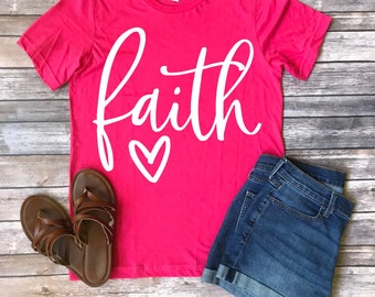 Faith Iron On - Etsy