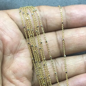 Rolo Cable Chain, 925 Sterling Silver, Gold Plated Cable Chain With diamond cut, Chain For Pendant, Cable Chain Necklace For Men/Women