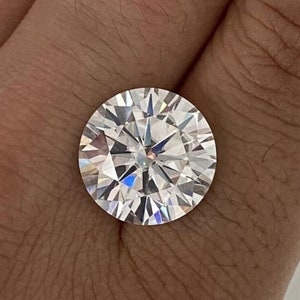 3MM To 11MM Round Moissanite, Loose D Color GRA Certified Moissanite,  VVS Faceted Moissanite, Moissanite For Jewelry Making