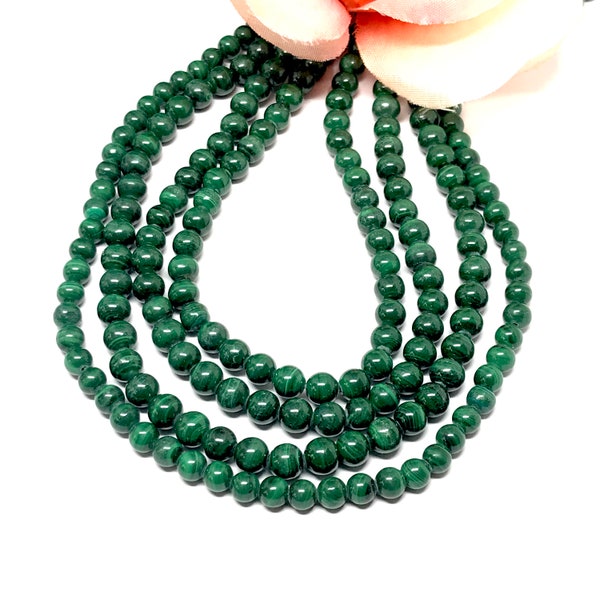 Malachite Beads - Etsy