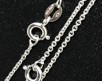 Zilveren kabelkettingen, 925 sterling zilver, zilveren ketting ketting, ketting voor vrouwen, Italiaanse ketting ketting, cadeau voor mannen (FZ-35)